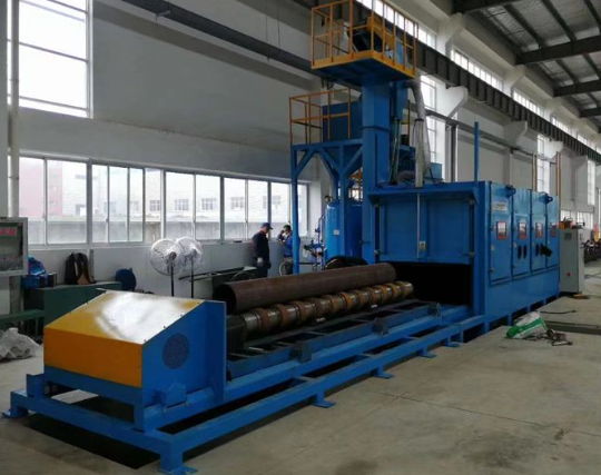 黄石喷砂机在管道除锈中的现场施工应用